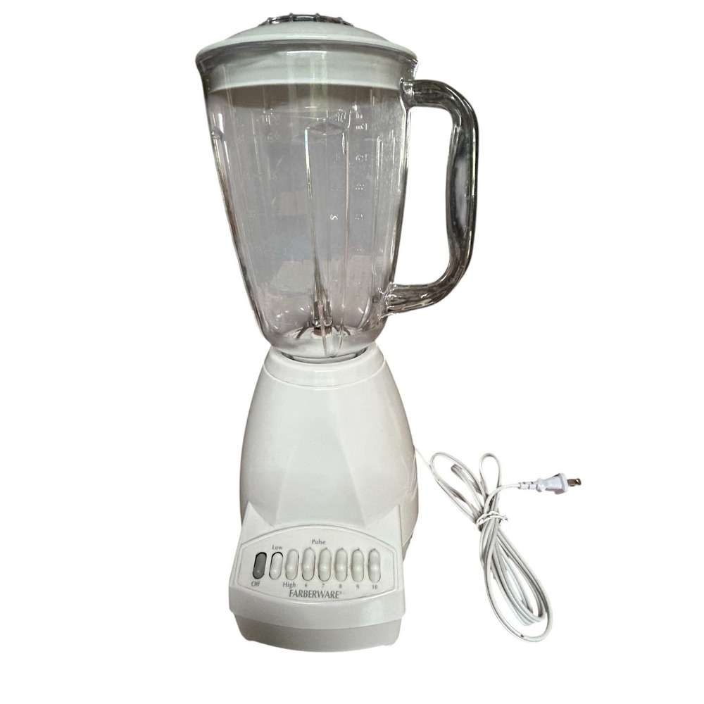 Farberware Stand Blender FSB100‎ White 400W 10-Speed with Pulse Tested Working